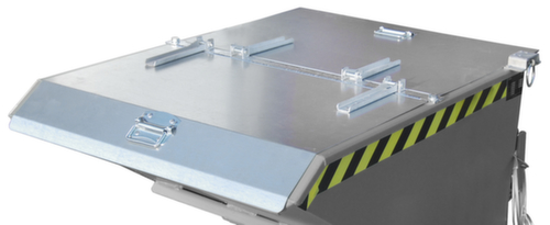 Bauer 2-tlg. Klappdeckel für Kippbehälter