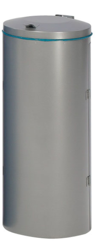 VAR Feuersicherer Abfallsammler Kompakt, 120 l, silber