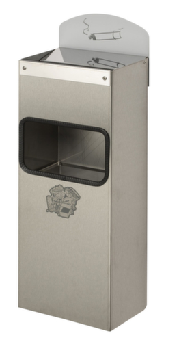 Kombiascher mit Rückwandschild