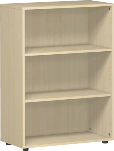 Gera Büroregal Milano, Breite 800 mm, 3 OH, Ahorn
