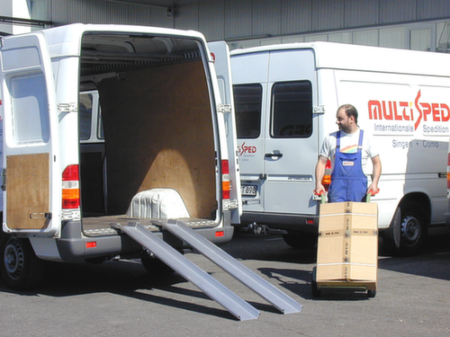 Verladeschiene mit Auflage und Anschlagwinkel