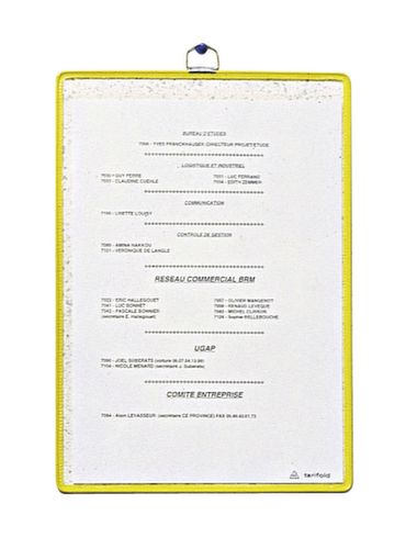 tarifold Aushangtasche tview, DIN A5, Rahmen mit Metallöse