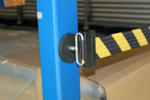 Wandgurtsystem Mag Mount mit Magnetbefestigung, Gurtlänge 12 m