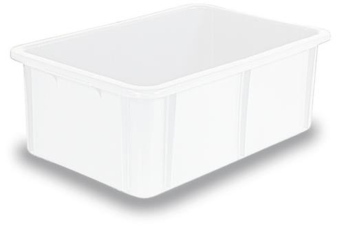 Stapelbehälter für Lebensmittel, naturweiss, Inhalt 40 l