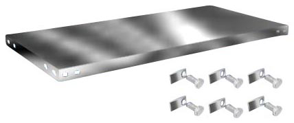 hofe Fachboden für Schraubregal Standard Bauart, Breite x Tiefe 1000 x 500 mm