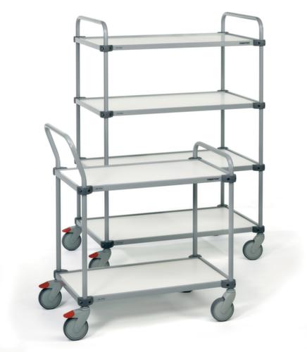 Treston ESD-Etagenwagen 1000x530 mm, Traglast 300 kg, 4 Etagen
