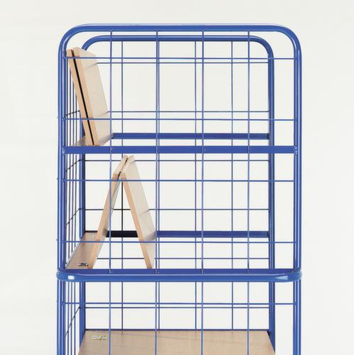 Rollcart Etagenwagen mit klappbaren Böden, Traglast 600 kg, 4 Etagen