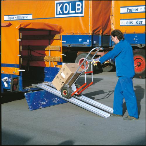 Verladeschiene mit Auflage und Anschlagwinkel