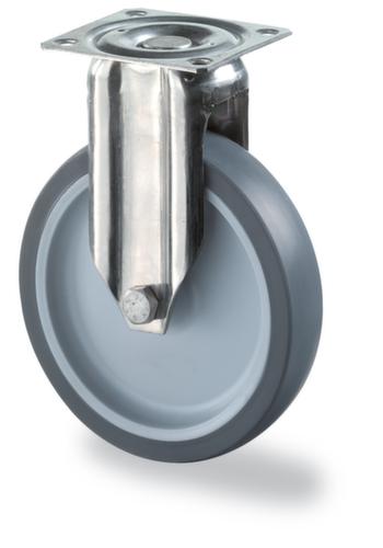 BS-ROLLEN Spurlose Apparaterolle mit Thermoplastbereifung, Traglast 60 kg, TPE-Bereifung