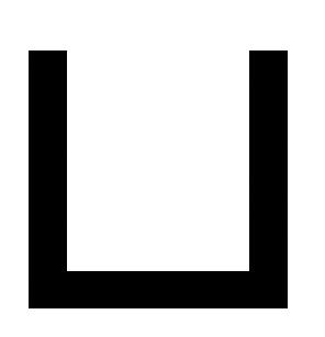 Regalanfahrschutz U-Profil, Höhe 400 mm