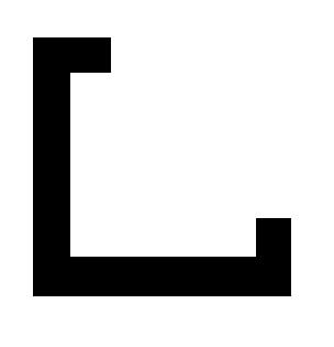 Regalanfahrschutz L-Profil, Höhe 400 mm