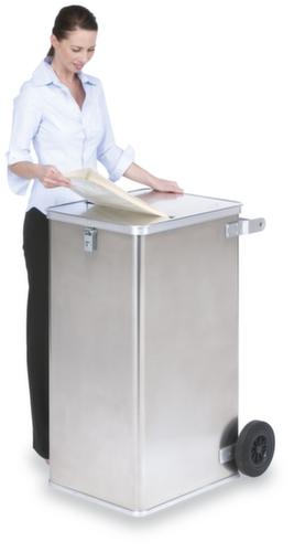 Gmöhling Alu-Akten-Entsorgungsbehälter G®-DOCU mit Einwurfschlitz mit Durchgriffsicherung