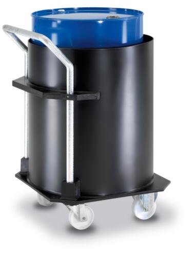 Fahrbare PE-Auffangwanne für 220-Liter-Fässer