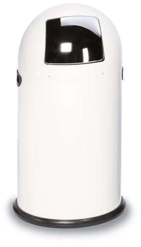 Push-Abfallbehälter, 33 l, weiß