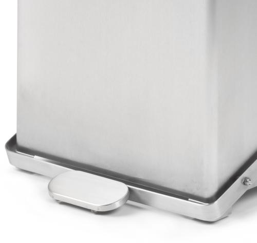 Industrie-Treteimer mit Tragegriff, 45 l, weiß, Deckel weiß