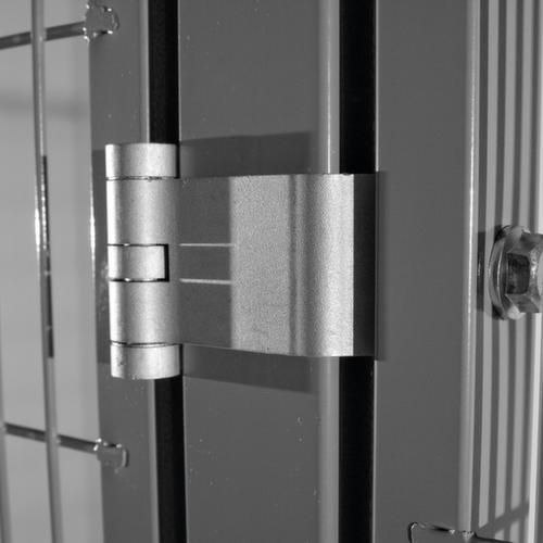 TROAX Maschinen-Schutzgitter mit Maschenweite 100x20 mm