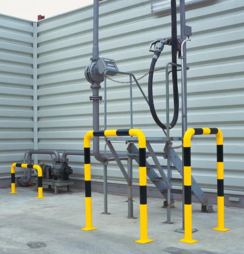 Moravia Rammschutzbügel BLACK BULL Stahlrohr Ø 76 mm, Höhe x Breite 600 x 750 mm