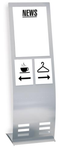 Infoständer, Höhe x Breite x Tiefe 1650 x 520 x 460 mm