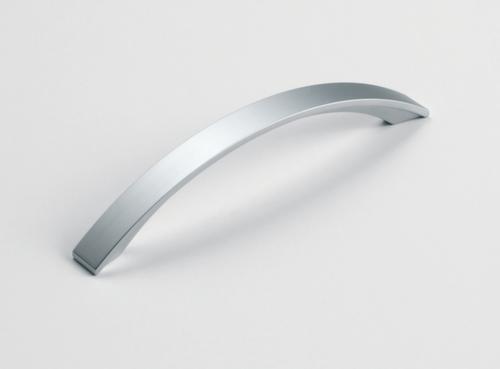 Gera Glastürenschrank Milano, 3 Ordnerhöhen, Korpus RAL7035 Lichtgrau