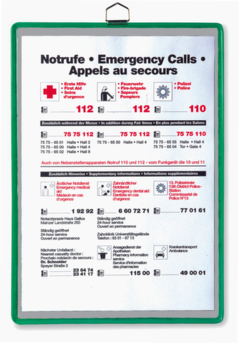 tarifold Aushangtasche tview, DIN A5, Rahmen mit Metallöse