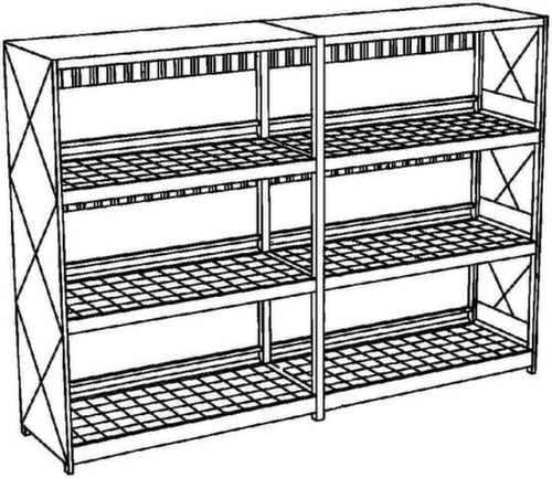 Lacont Gefahrstoff-Regalcontainer für maximal 120 200-Liter-Fässer