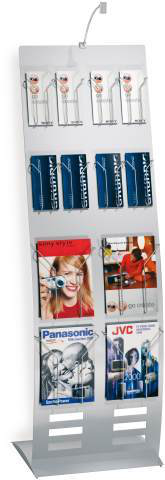 Infoständer, Höhe x Breite x Tiefe 1650 x 520 x 460 mm