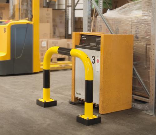 BLACK BULL Flexibler Rammschutzbügel SWING, Höhe x Breite 640 x 2000 mm