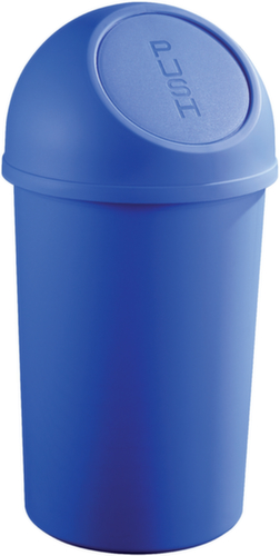 helit Push-Abfallbehälter, 45 l, blau