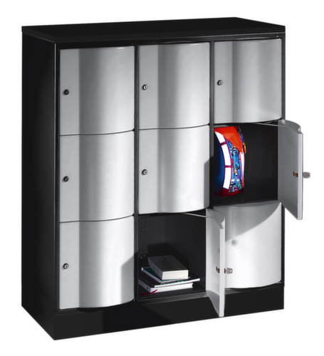 C+P Schließfachschrank Resisto, 9 Fächer