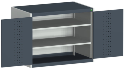 bott Lochplattenschrank cubio, 2 Böden