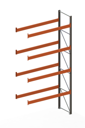 META Palettenregal MULTIPAL für 15 Paletten, 2785 mm breit, 5 Lagerebenen