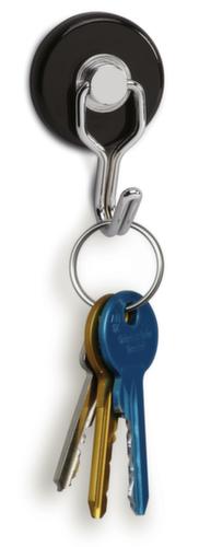 MAUL Hakenmagnet Karussell aus Stahl, schwarz, Ø 35 mm