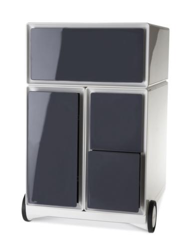 Paperflow Rollcontainer easyBox mit HR-Auszug, 3 Schublade(n), weiß/anthrazit