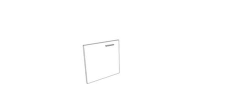 Quadrifoglio Flügeltür mit Anschlag links für Raumteiler, Höhe x Breite 450 x 430 mm