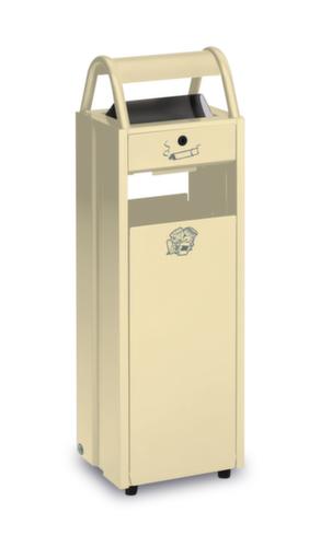 VAR Kombiascher mit 2 Einwurföffnungen, elfenbein