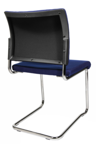 Topstar Gepolsterter Besucherschwinger Visit 20, Sitz Stoff (100% Polypropylen), blau