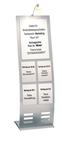 Infoständer, Höhe x Breite x Tiefe 1650 x 520 x 460 mm