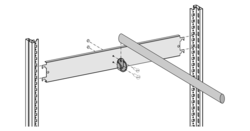 hofe Kleiderstange für Steckregal