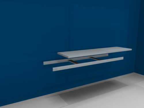 hofe Fachboden für Weitspannregal, Breite x Tiefe 2250 x 600 mm