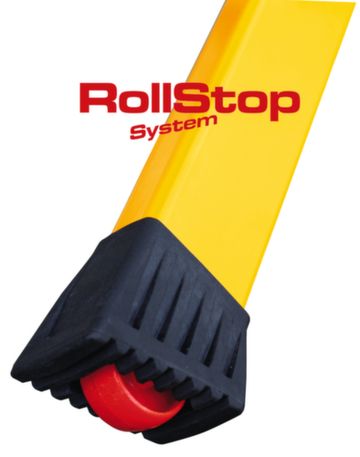 Krause Rollklapptritt Monto® Rolly®, Aluminium, blau