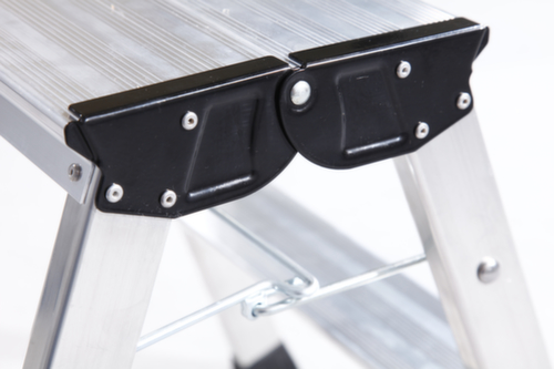 Krause Rollklapptritt Monto® Rolly®, Aluminium, blau