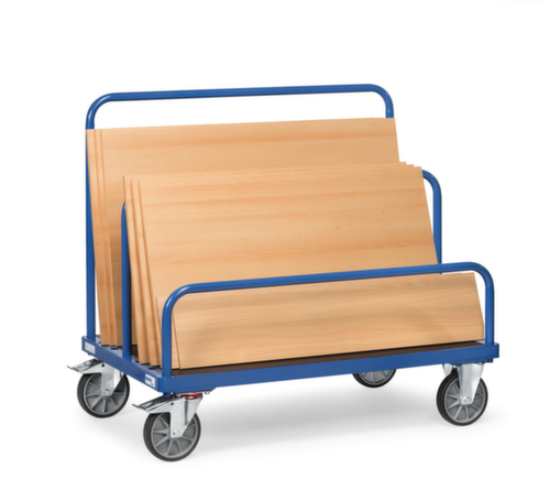 fetra Plattenwagen ohne Bügel, Traglast 750 kg, Ladefläche 1200 x 800 mm