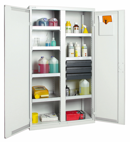 stumpf Umweltschrank aus Stahlblech, Höhe x Breite x Tiefe 1800 x 1000 x 500 mm