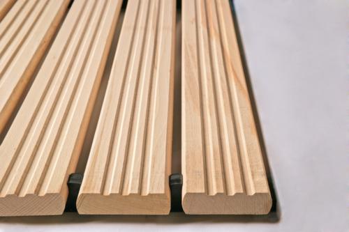 Miltex Holzlaufrost Yoga Holzrost Meterware, Breite 1500 mm