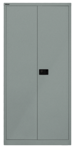Bisley Aktenschrank, 5 Ordnerhöhen, silber/silber
