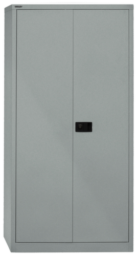 Bisley Aktenschrank, 5 Ordnerhöhen, silber/silber
