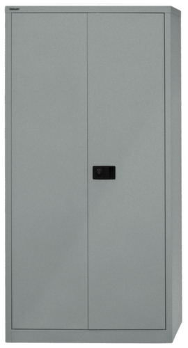 Bisley Aktenschrank, 5 Ordnerhöhen, silber/silber