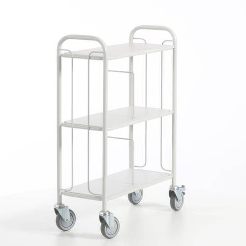 Rollcart Bürowagen, Traglast 150 kg, 3 Etagen