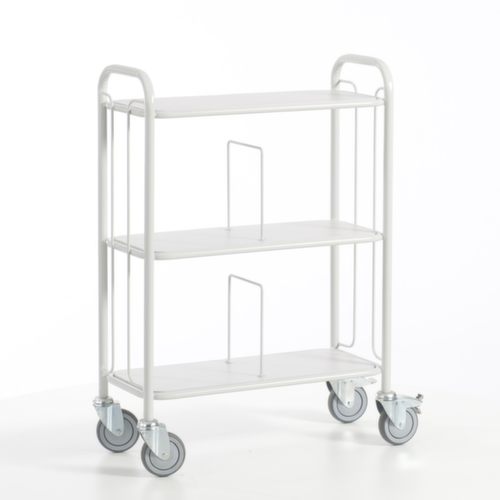 Rollcart Bürowagen, Traglast 150 kg, 3 Etagen