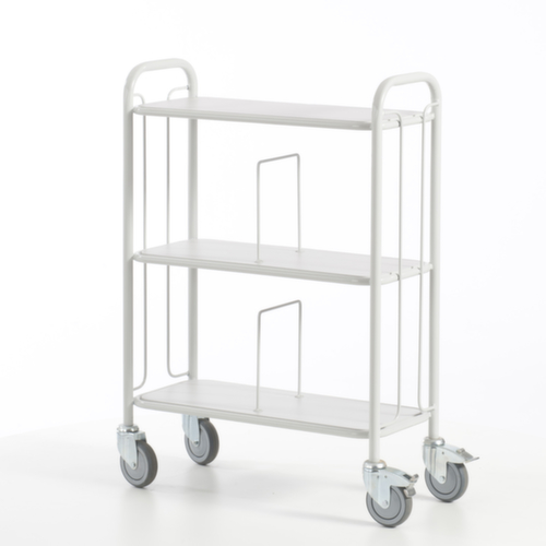Rollcart Bürowagen, Traglast 150 kg, 3 Etagen